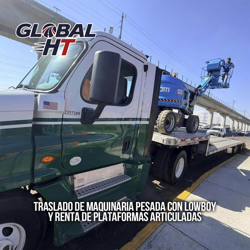 Global Heavy Transport: Transporte de Maquinaria Pesada en Toluca, Edomex y CDMX. Además de renta de maquinaría de construcción y maquinaría de elevación