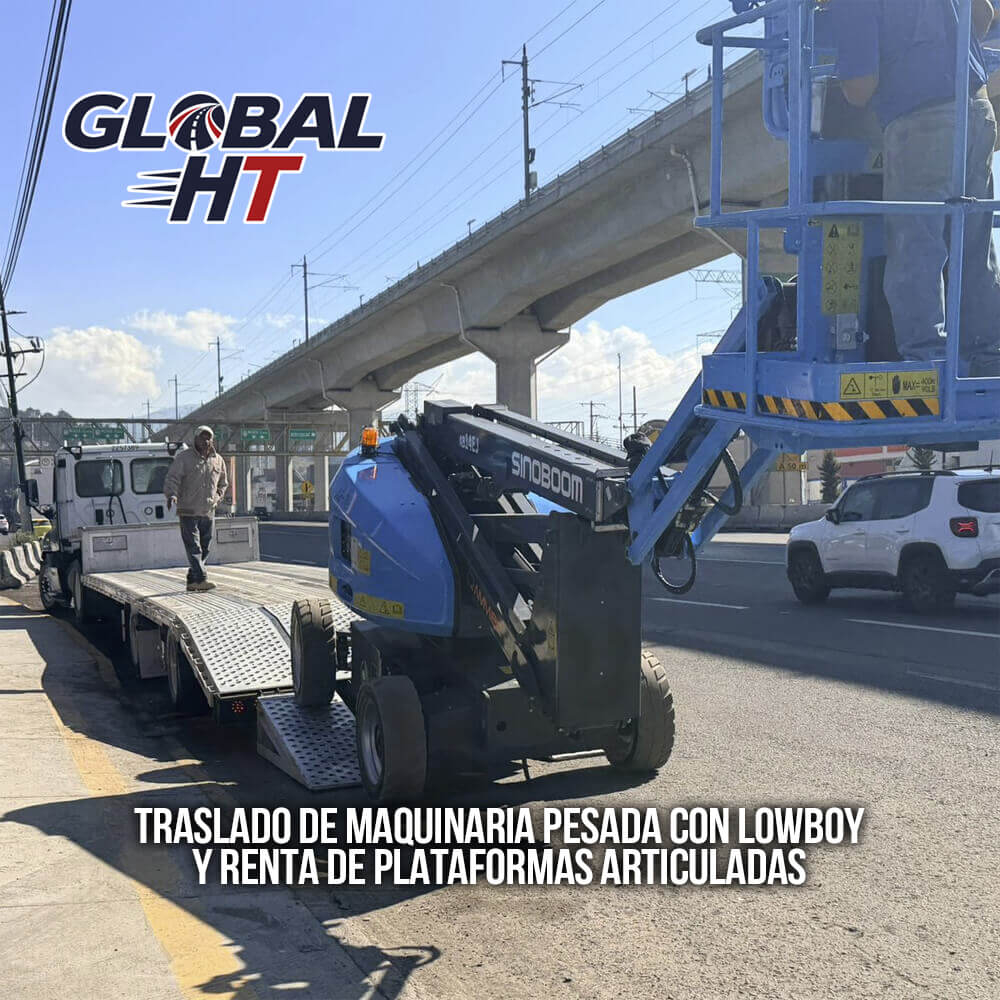 Global Heavy Transport: Transporte de Maquinaria Pesada en Toluca, Edomex y CDMX. Además de renta de maquinaría de construcción y maquinaría de elevación