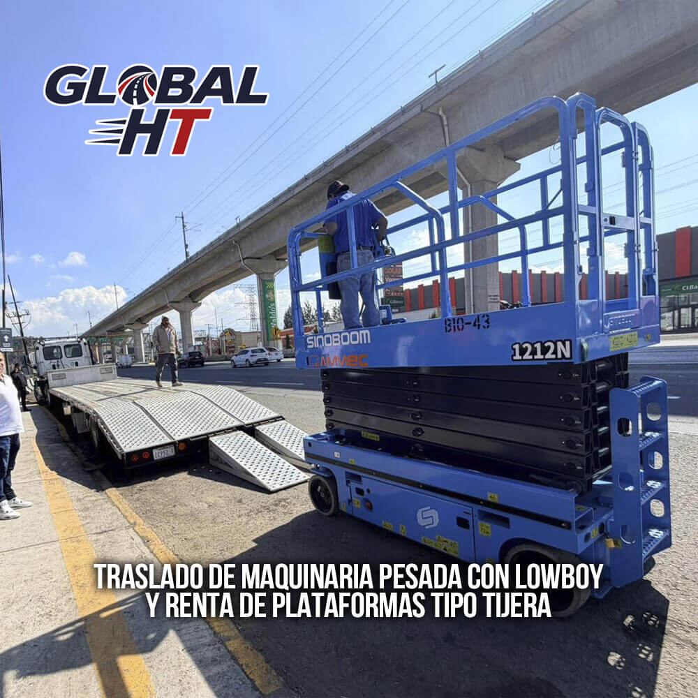 Global Heavy Transport: Transporte de Maquinaria Pesada en Toluca, Edomex y CDMX. Además de renta de maquinaría de construcción y maquinaría de elevación